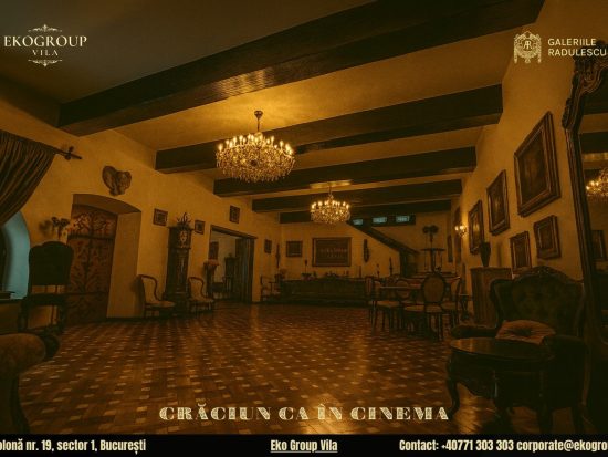 Crăciunul anilor ’30 la Eko Group Vila: o experiență ce pare desprinsă dintr-un film de craciun interbelic