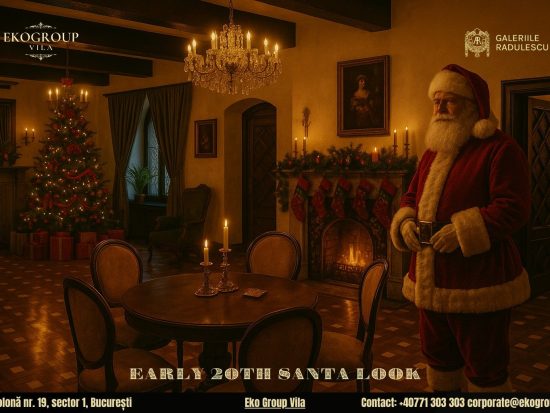 Moș Crăciun în Anii ’30: Magia Crăciunului la Eko Group Vila