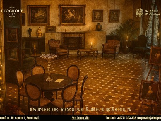 Povestea Crăciunului: O călătorie în timp la Eko Group Vila, evocând farmecul anilor ’30